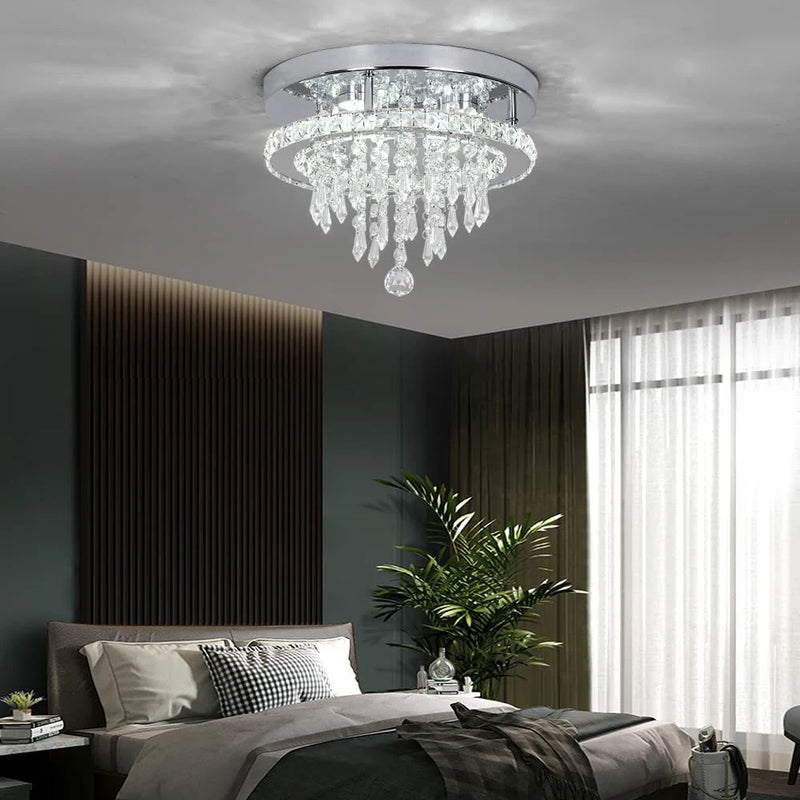 Lustre Cristal Plafond Moderne Suspension