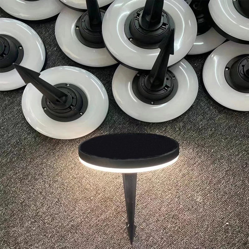 lampe de jardin led étanche éclairage extérieur décoratif en aluminium - vue 6 sur 8