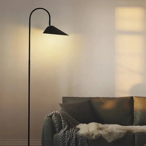 Nordic Minimalist Led Floor Lamp with Changeable Bulb for Living Dining Room Tables Stand Lighting Luminaires - vue 6 sur 8