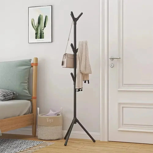 porte-manteau sur pied avec crochet pratique pour rangement efficace - vue 5 sur 9