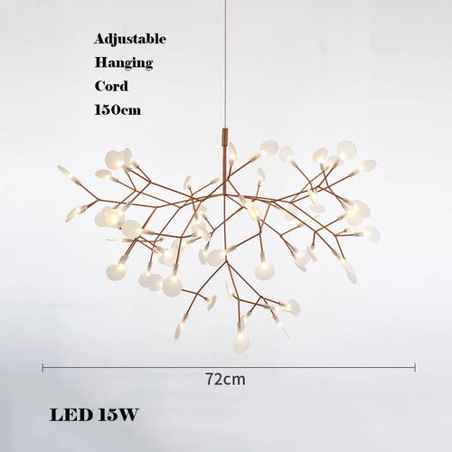 lustre LED créatif en acier inoxydable et acrylique pour décoration intérieure - vue 17 sur 18