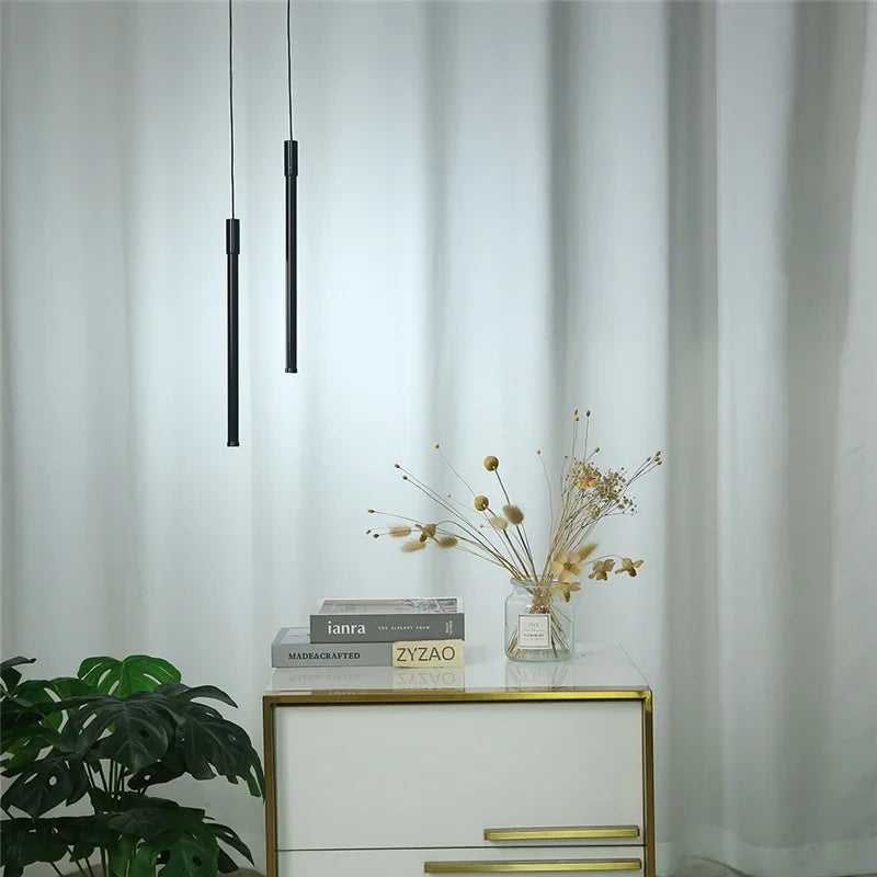 lustre décoratif nordique à double tête pour bar