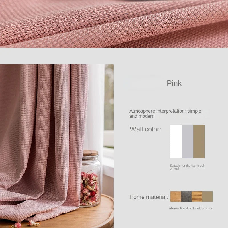 Rideau occultant moderne minimaliste pour salon et chambre