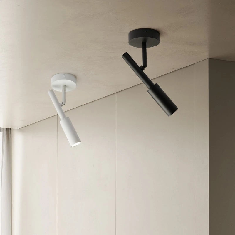 applique murale minimaliste nordique rotative led aluminium