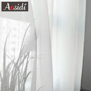 Voilage tulle léger moderne pour salon chambre