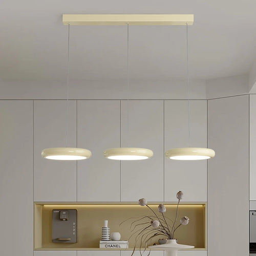 lustre led plafonnier moderne pour cuisine île bar intérieur - vue 2 sur 10