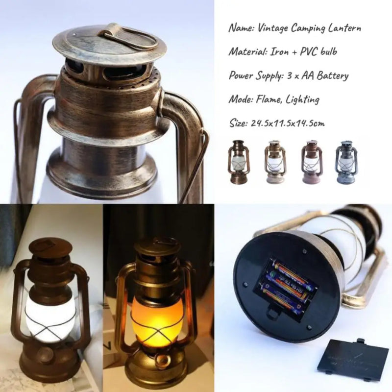 Lampe à Pétrole Vintage, Lanterne Vintage, Extérieur Lanterne Tempête Lampe à Pétrole Vintage, Lanterne Vintage, Extérieur Lanterne Tempête