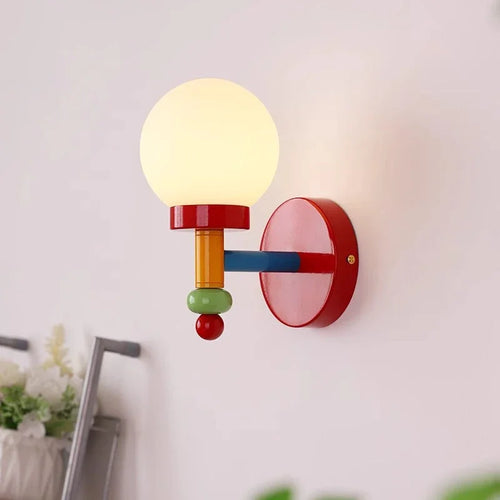 lustre macaron led pour chambre enfants garçons filles éclairage décoratif - vue 7 sur 10