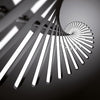 Lustre design LED en baguette lumineuse Bilbao