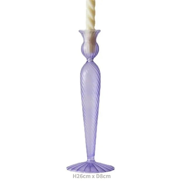 bougeoirs décoratifs en verre pour mariage et décoration intérieure - vue 25 sur 32