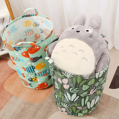 panier à linge pliable en lin étanche grande capacité de rangement - vue 3 sur 21