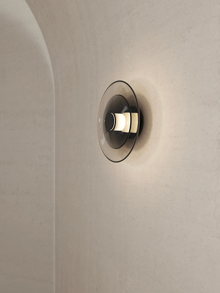 applique murale led en verre design créatif minimaliste pour intérieur - vue 3 sur 12