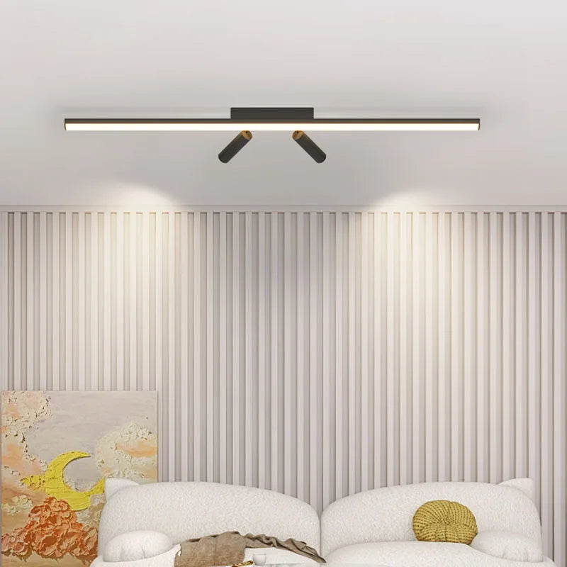 Plafond moderne à LEDs lampe pour salon salle à manger chambre placards cuisine allée bande piste projecteur fond luminaire