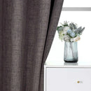 Rideau occultant faux lin extra long sur mesure