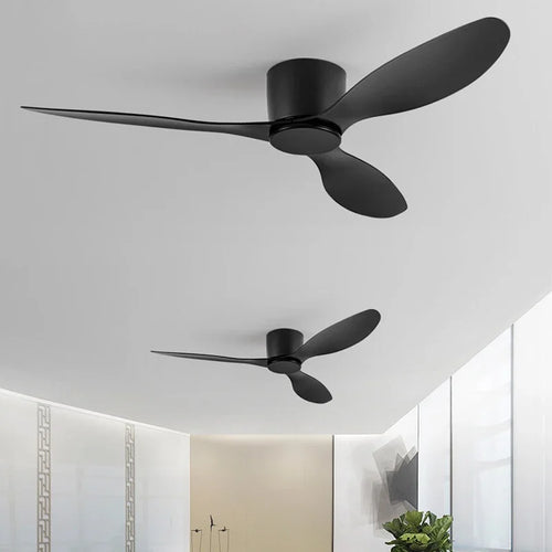ventilateurs de plafond modernes simples avec télécommande sans lumière - vue 6 sur 9