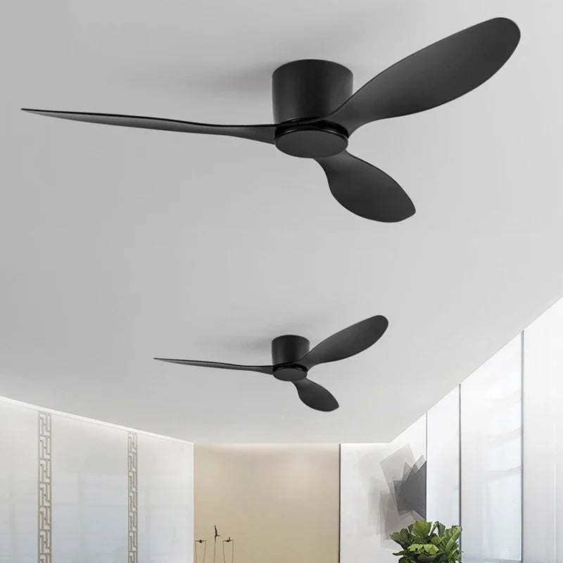 ventilateurs de plafond modernes simples avec télécommande sans lumière - vue 6 sur 9