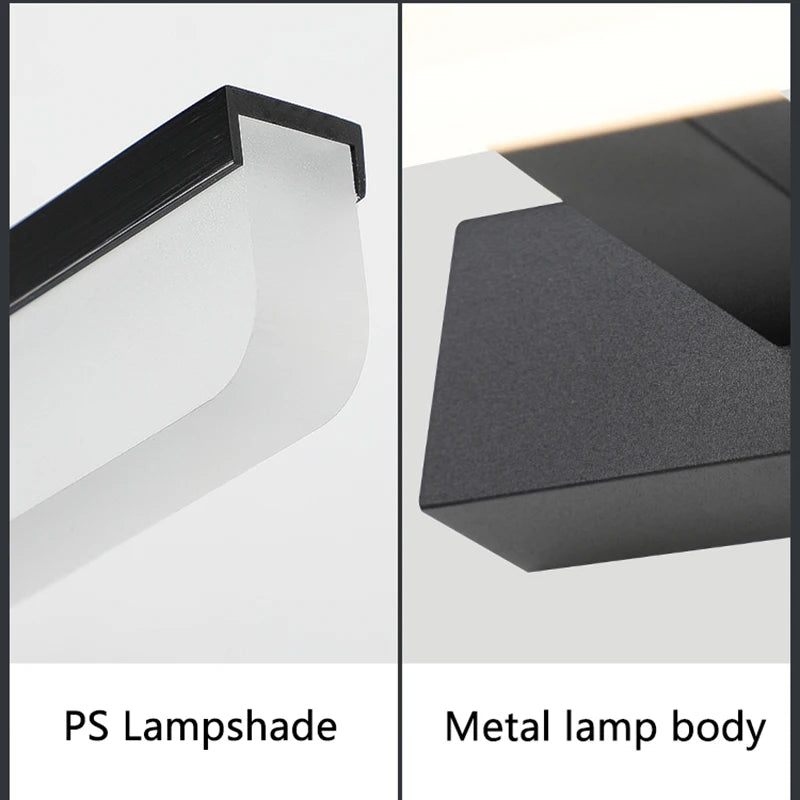 lampe led moderne pour miroir de vanité et vestiaire