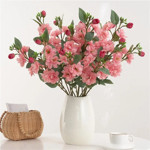 bouquet de roses artificielles en soie pour décoration intérieure - vue 4 sur 11