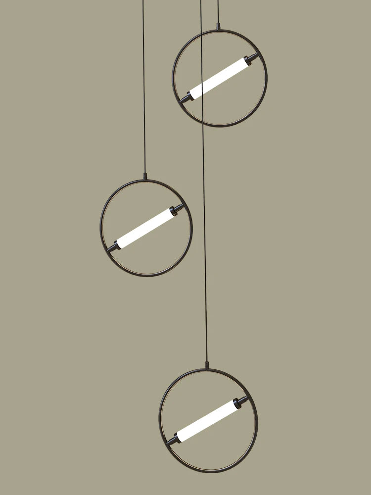 lustre à led moderne pour un éclairage nordique élégant - vue 6 sur 15