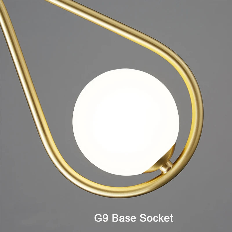 Suspension LED d'intérieur avec cordon G9