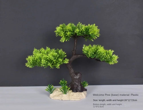 plante artificielle bonsaï en plastique pour décoration intérieure - vue 34 sur 41