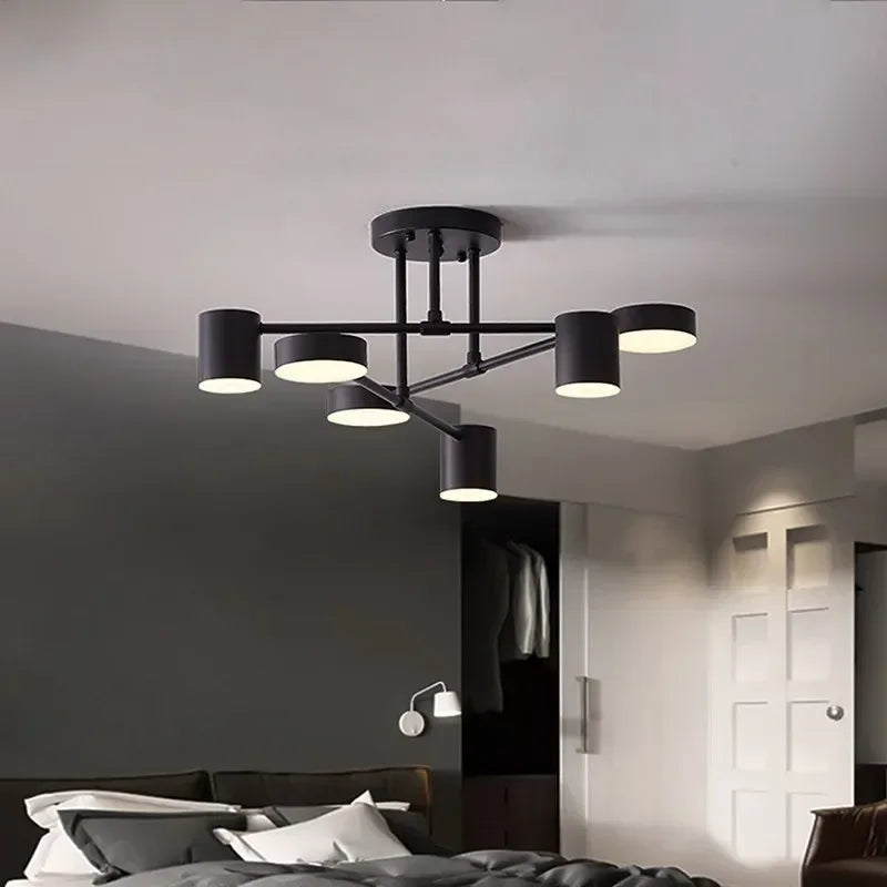 Plafonnier LED à plusieurs lampes décor
