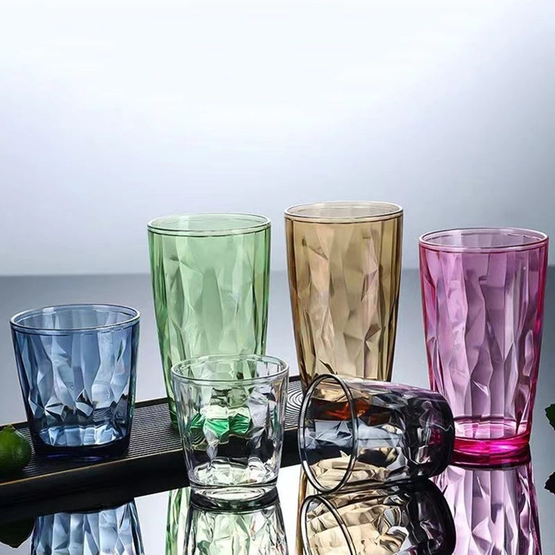 Verres à vin incassables acrylique réutilisables buffet fêtes - vue 3 sur 22