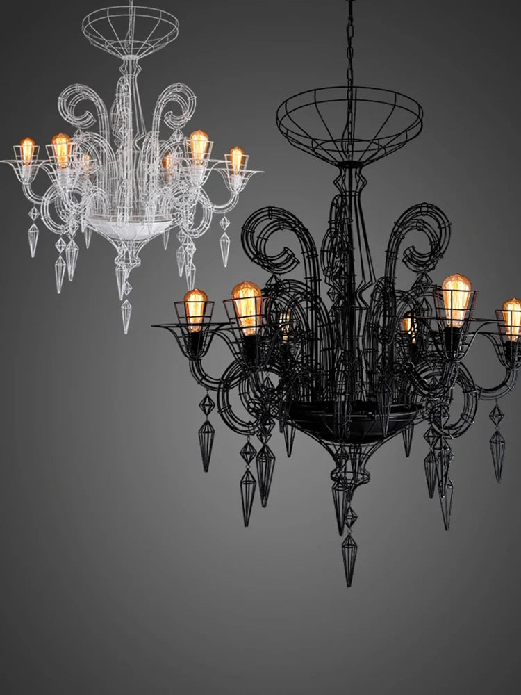suspension design en alliage moderne pour intérieur élégant