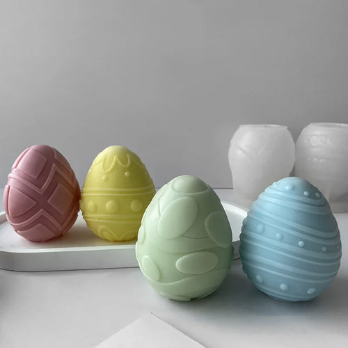 moule à bougie en silicone pour œufs de pâques à créer soi-même - vue 4 sur 21