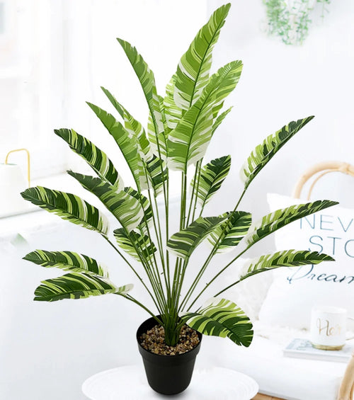 plante artificielle palmier plantain pour décoration intérieure et extérieure - vue 2 sur 27