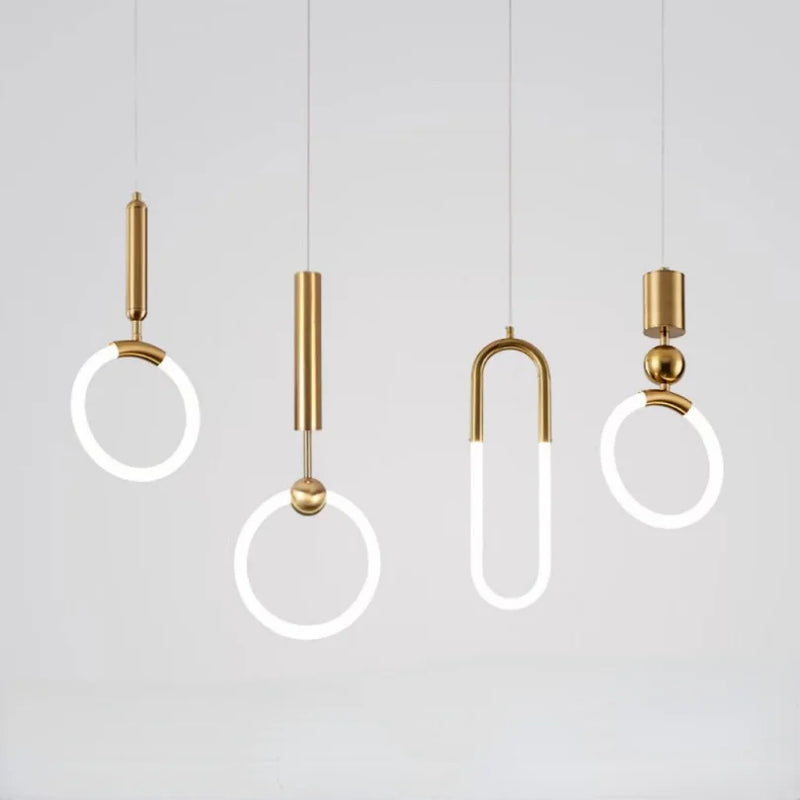 suspension design nordique moderne imperméable led décorative