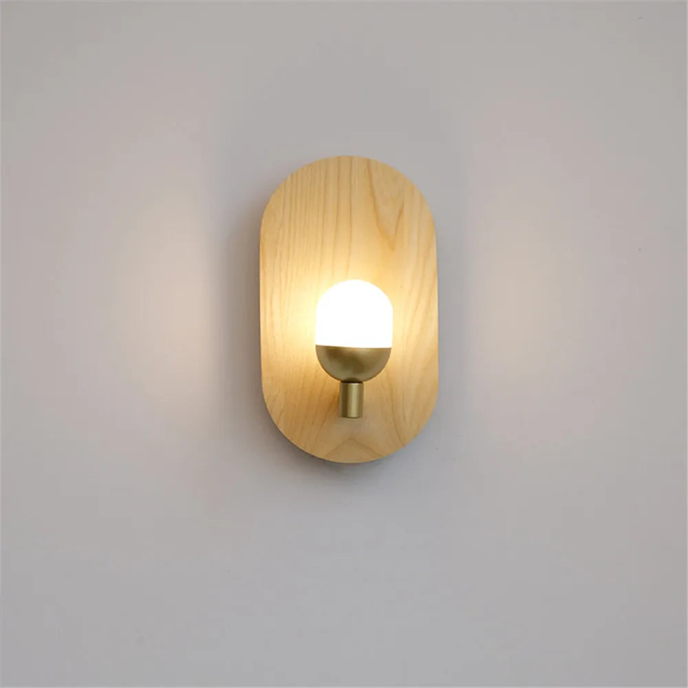 applique murale nordique en bois pour décoration intérieure moderne - vue 6 sur 10