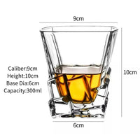 Verres a whisky graves style old fashioned classique