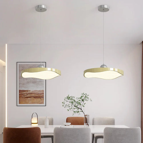 lustre rond moderne minimaliste protection des yeux - vue 5 sur 30
