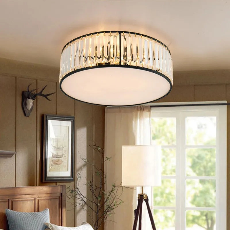 plafonnier moderne en cristal style européen lampes créatives à led - vue 5 sur 12