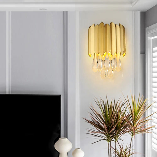 luxe et modernes applique murale en cristal pour hôtel - vue 3 sur 11