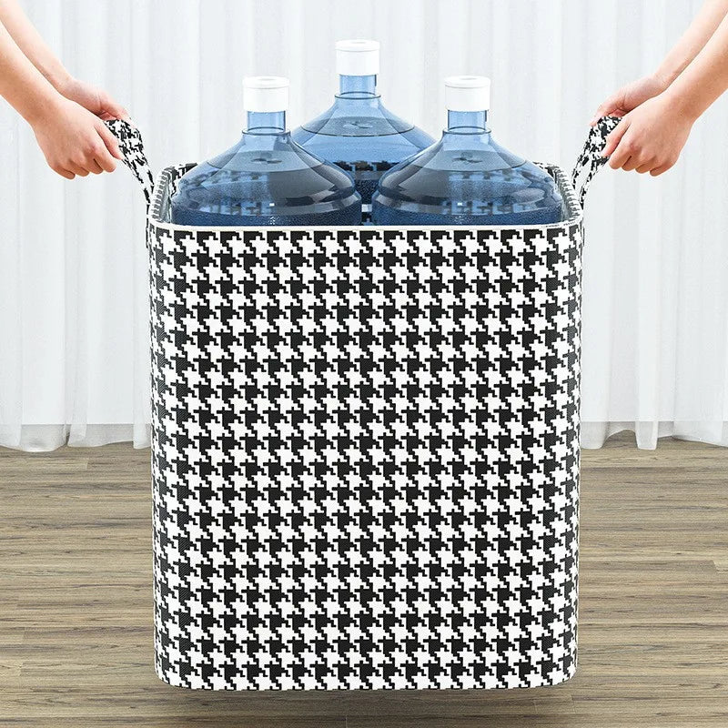 sac de rangement pliant grande capacité pour vêtements avec poignée - vue 3 sur 10