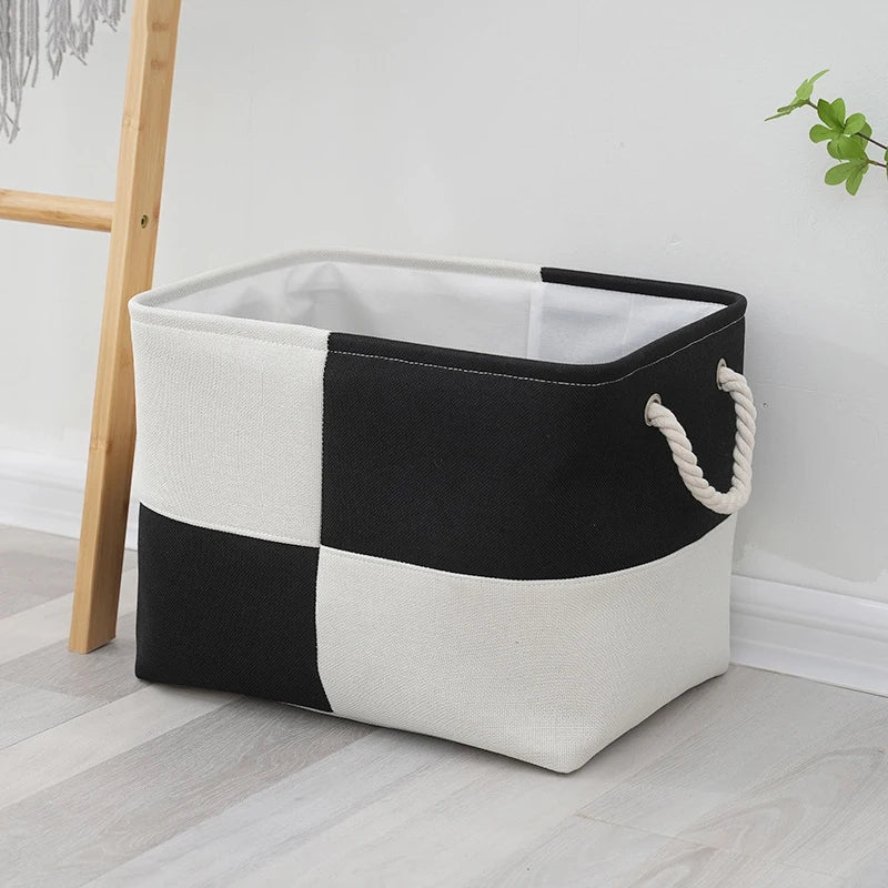 panier de rangement pliable pour linge jouets et sous-vêtements - vue 5 sur 6