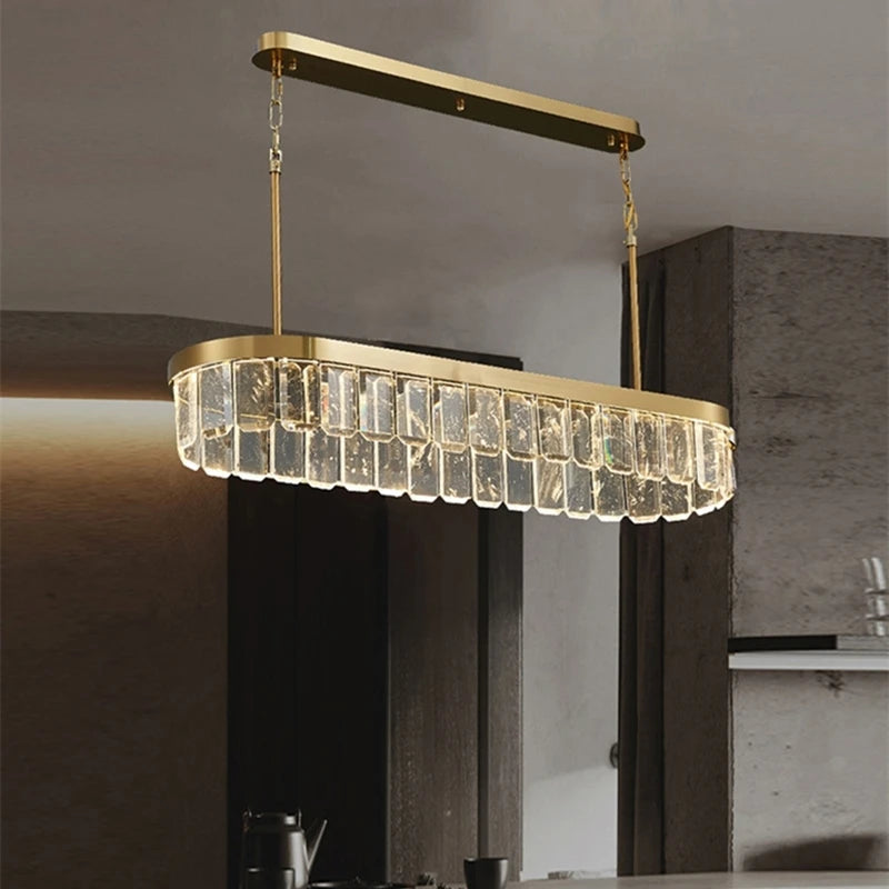 lustre en cristal multicouche nuage et brume pour hôtel avec corps en acier - vue 3 sur 15