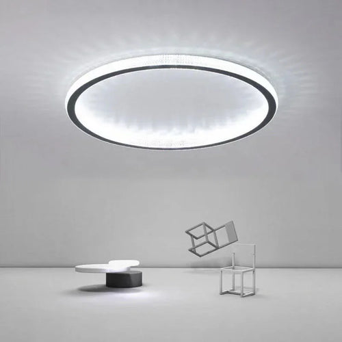 lustre plafond moderne à leds pour intérieur décoratif - vue 5 sur 12