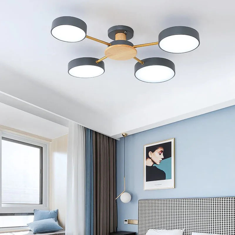 plafonnier moderne créatif pour décoration intérieure en led