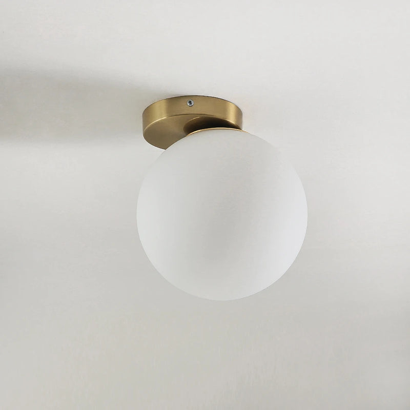 Nordique luxe LED boule désalignée applique salon métal mode moderne minimaliste chevet applique murale chambre luminaire