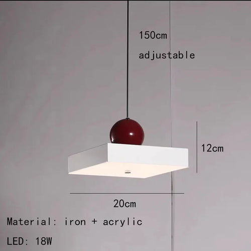 lustre moderne réglable cordon métallique pour intérieur design - vue 21 sur 24