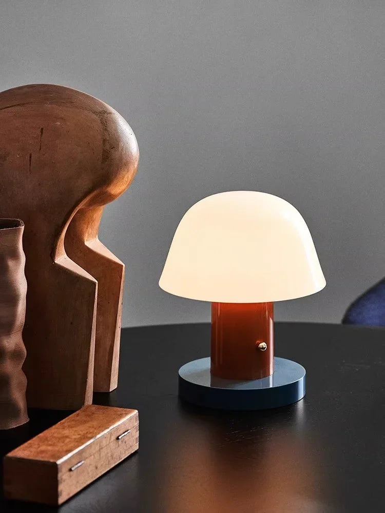 lampe à poser rétro danoise ambiance chaleureuse et décorative - vue 5 sur 9