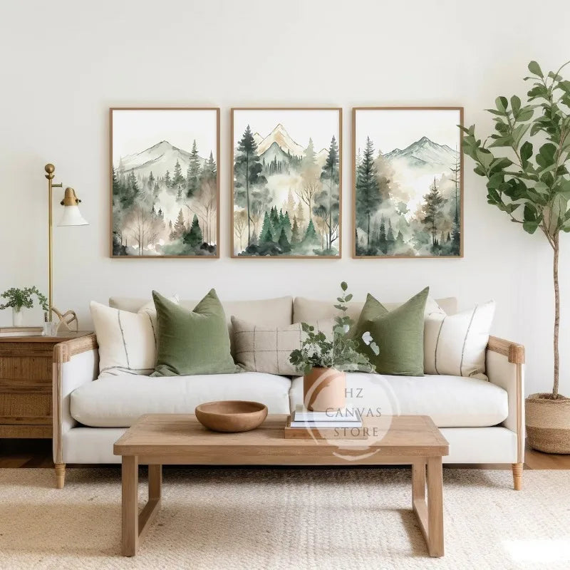 affiches et impressions de paysages de forêt art mural décoratif