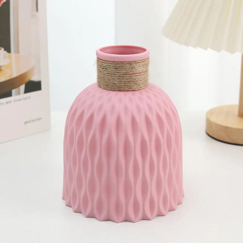 vase en plastique avec corde pour décoration florale à faire soi-même - vue 5 sur 10