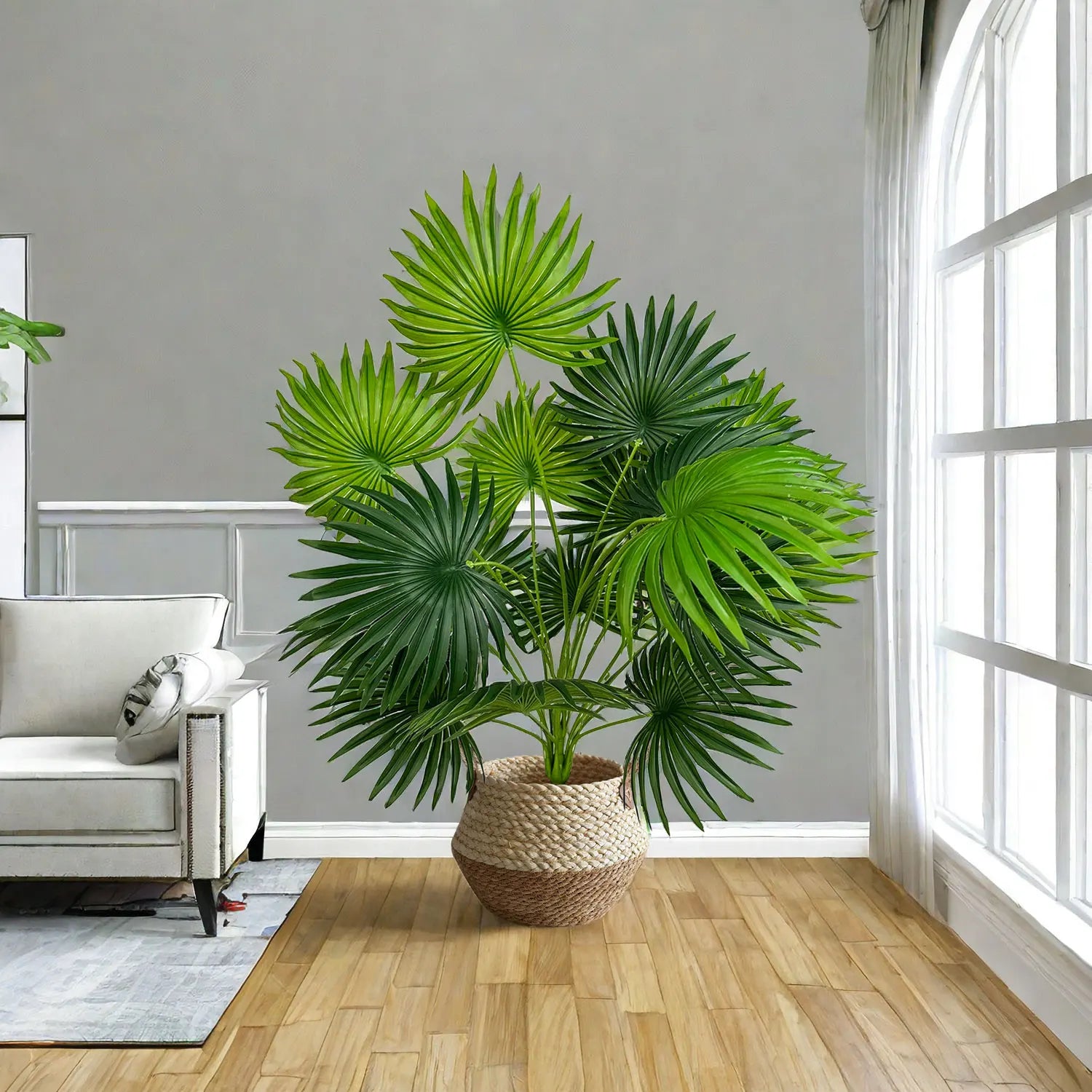 branche de palmier artificielle grande plante décorative pour intérieur - vue 5 sur 11