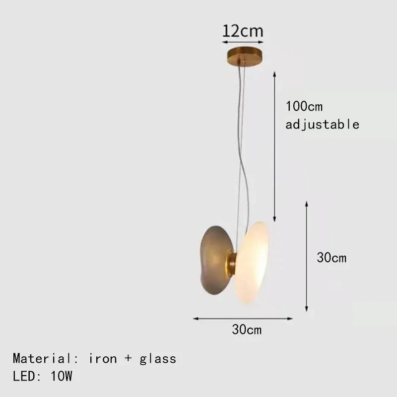 lustre en verre d'art nordique pour décoration intérieure et éclairage - vue 14 sur 28