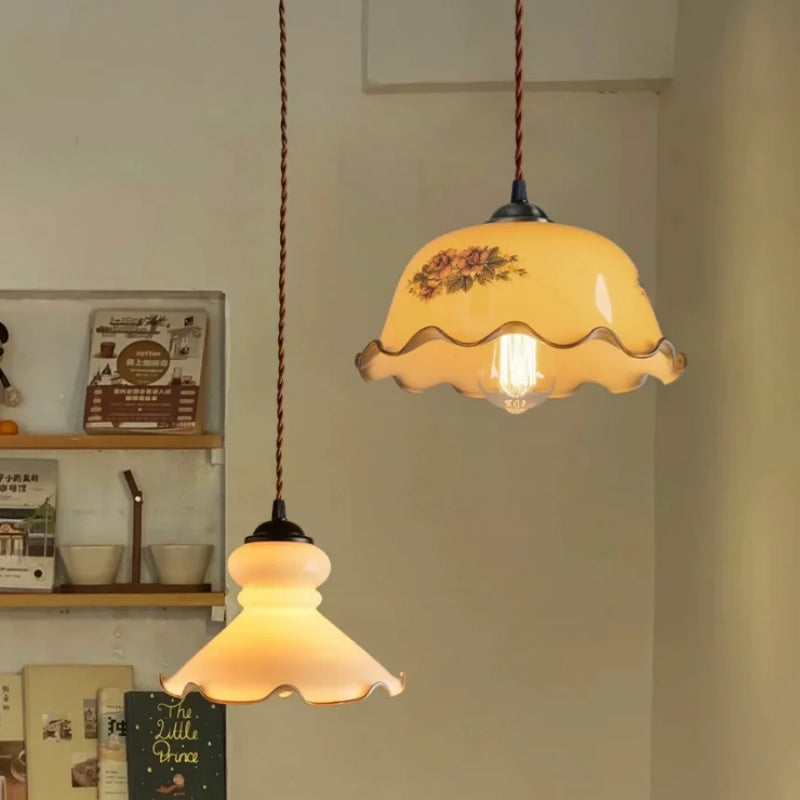 Suspension en verre Vintage Loft lampes suspendues pour cuisine Restaurant décoration lustre de plafond éclairage nordique américain