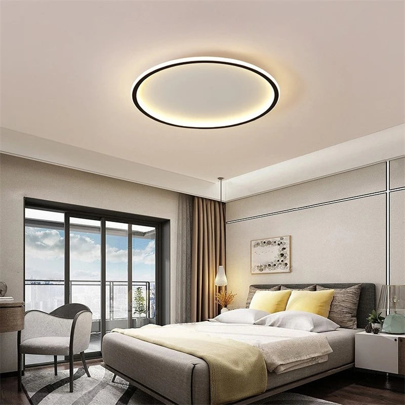 plafonnier led ultra-mince nordique moderne minimaliste